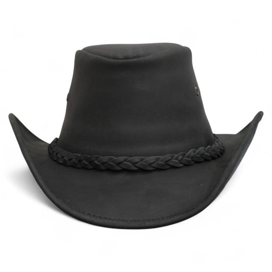 Texano Miramar Negro Piel