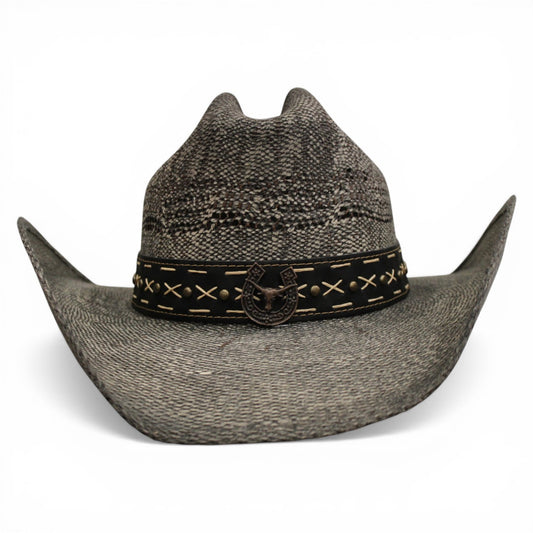 Sombrero Yute Americana Gris Oscuro
