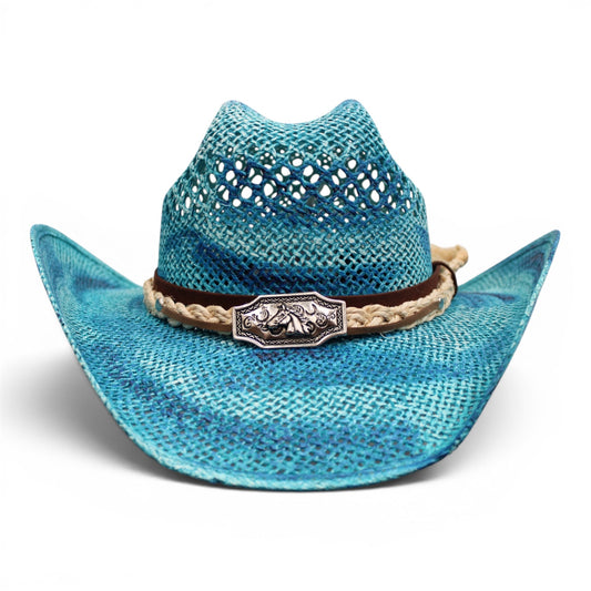 Sombrero Papel Ventilado Bolona Azul