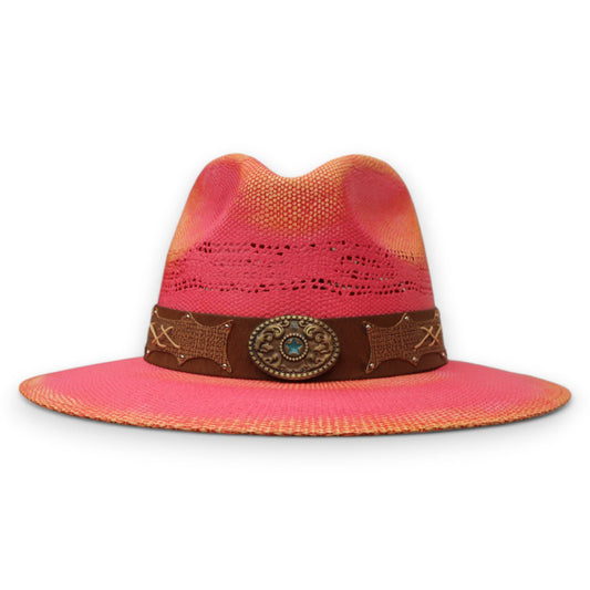 Sombrero Taiwán Koa Fucsia