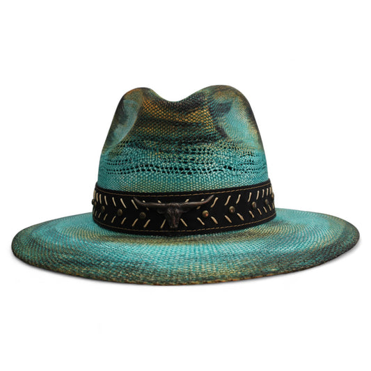 Sombrero Taiwán Koa Turquesa