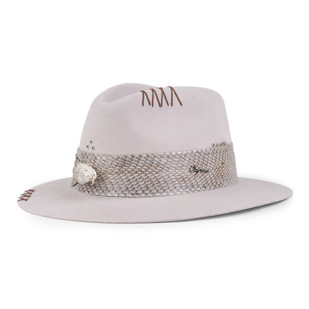Premier Lana Explorer Gris Claro con toquilla de serpiente