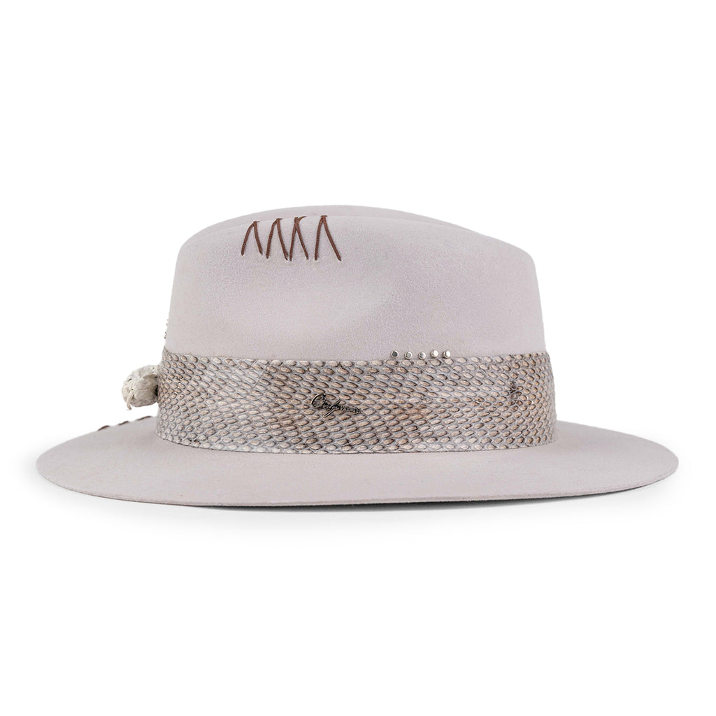 Premier Lana Explorer Gris Claro con toquilla de serpiente