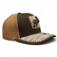 Gorra Vaquera Verde Olivo con Herraje de Monta de Toro