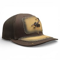 Gorra Vaquera Verde Militar herraje de alacrán
