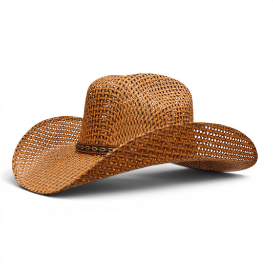 Sombrero Lona Tarahumara Bolona Miel/Café