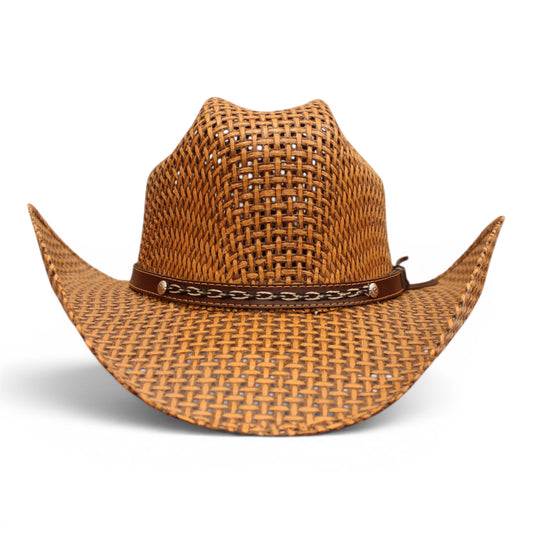Sombrero Lona Tarahumara Bolona Miel/Café