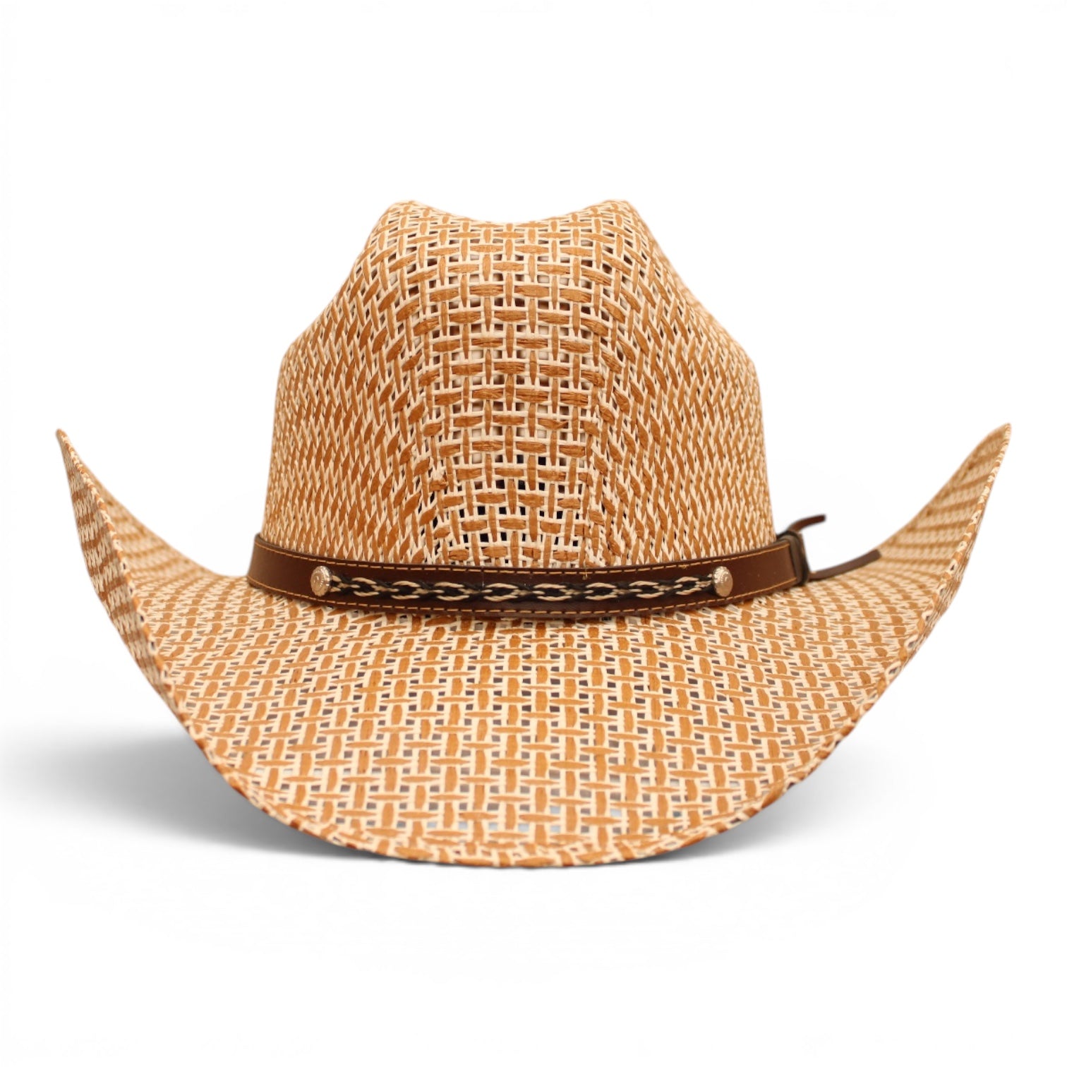 Sombrero Lona Tarahumara Bolona Blanco/Miel