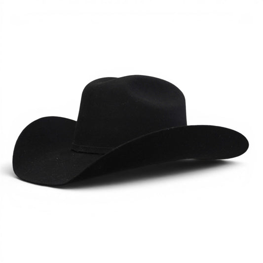 Texana Fina De Lana Bolona Negro