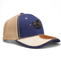 Gorra Vaquera Azul Rey con Herraje Piales