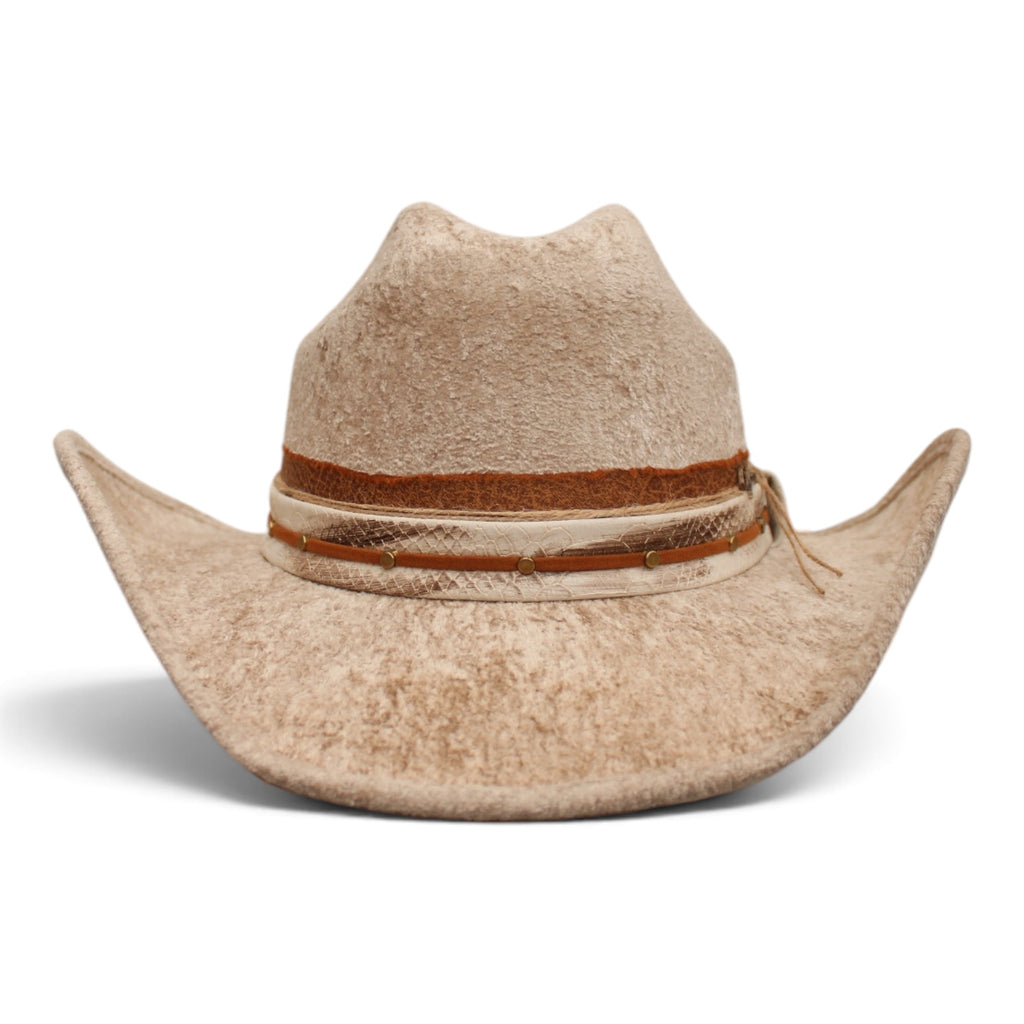 Premie Texana Bolona Velour Hueso Hudson
