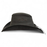 Texano Miramar Negro Piel
