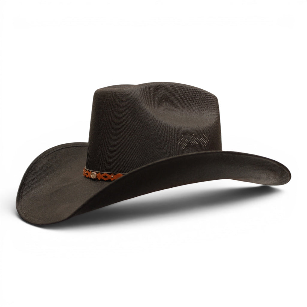 Sombrero 8 segundos Lona Negro