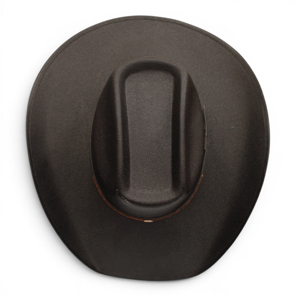 Sombrero 8 segundos Lona Negro