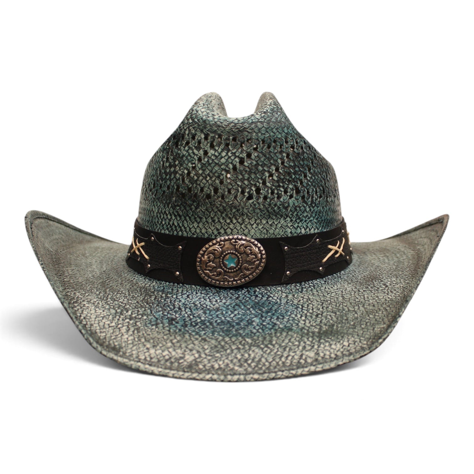Sombrero Toyo Escalera Americana Azul