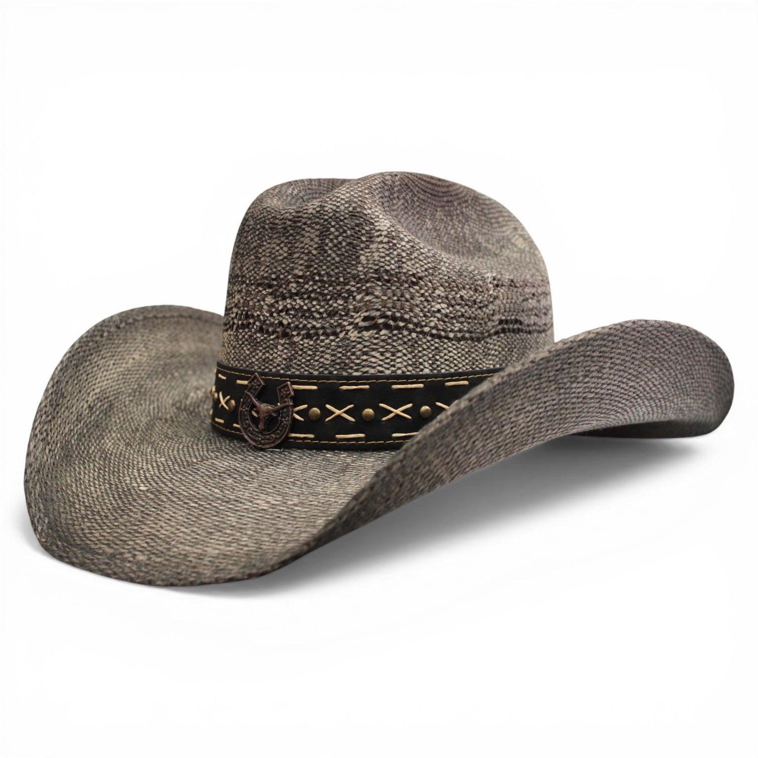 Sombrero Yute Americana Gris Oscuro