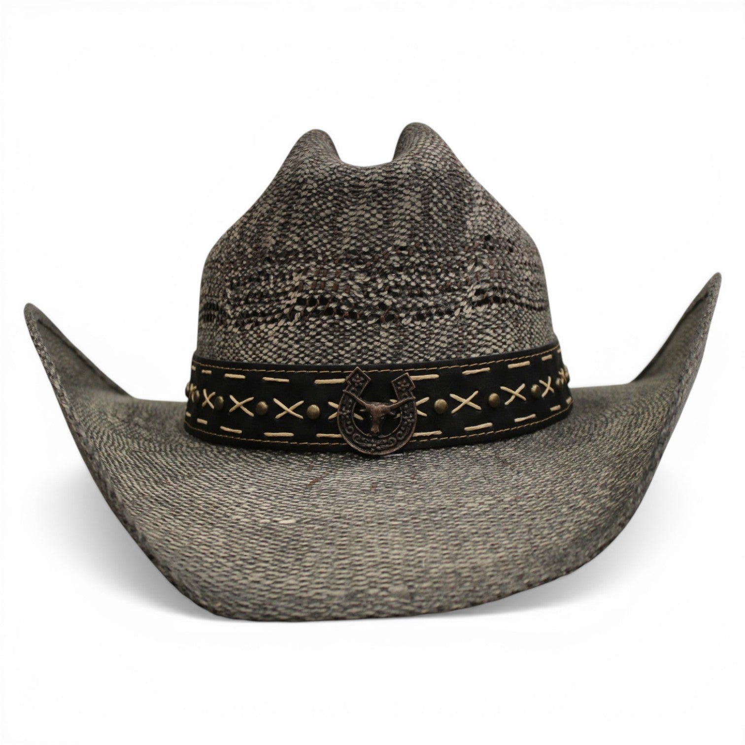 Sombrero Yute Americana Gris Oscuro
