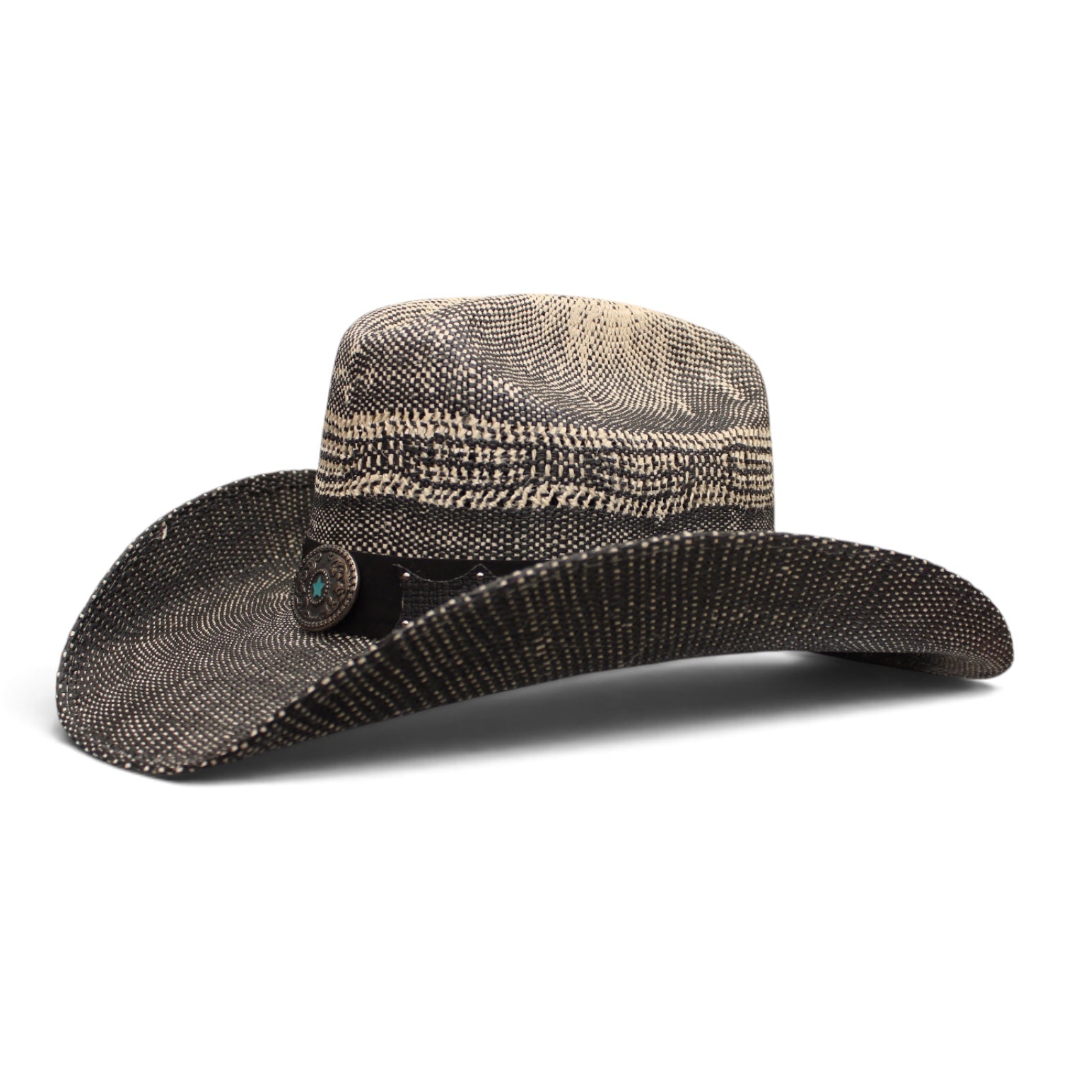 Sombrero Yute Taiwán Americana Negro/Ivory