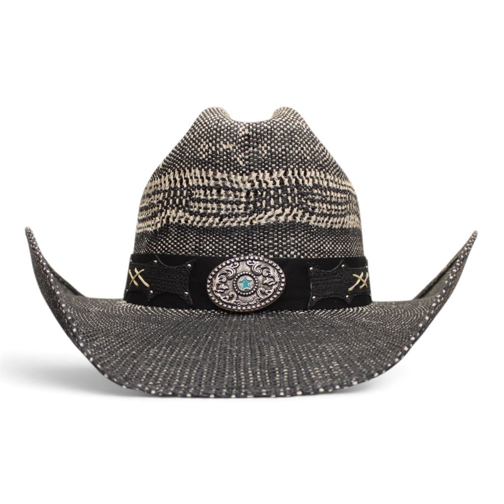 Sombrero Yute Taiwán Americana Negro/Ivory