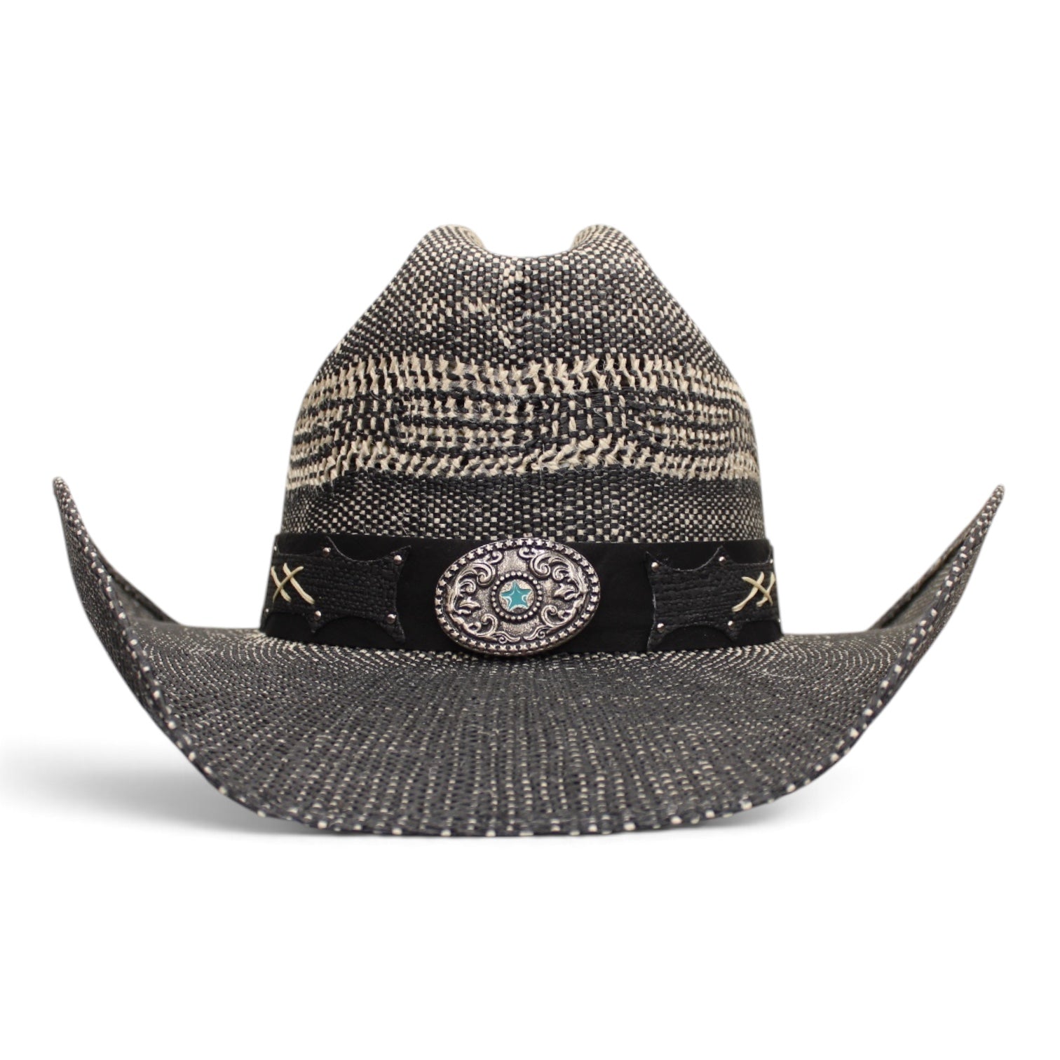 Sombrero Yute Taiwán Americana Negro/Ivory