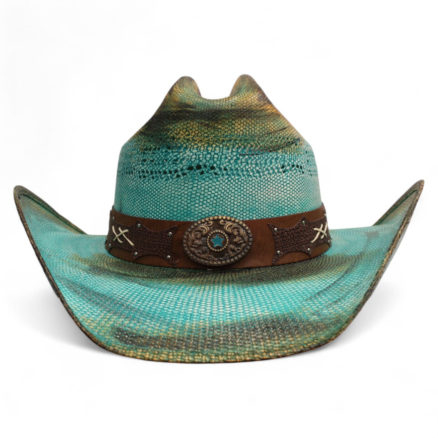 Sombrero Taiwán Americana Turquesa