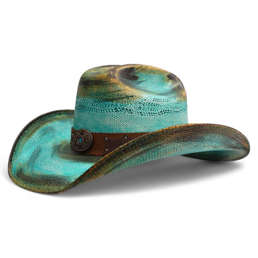 Sombrero Taiwán Americana Turquesa