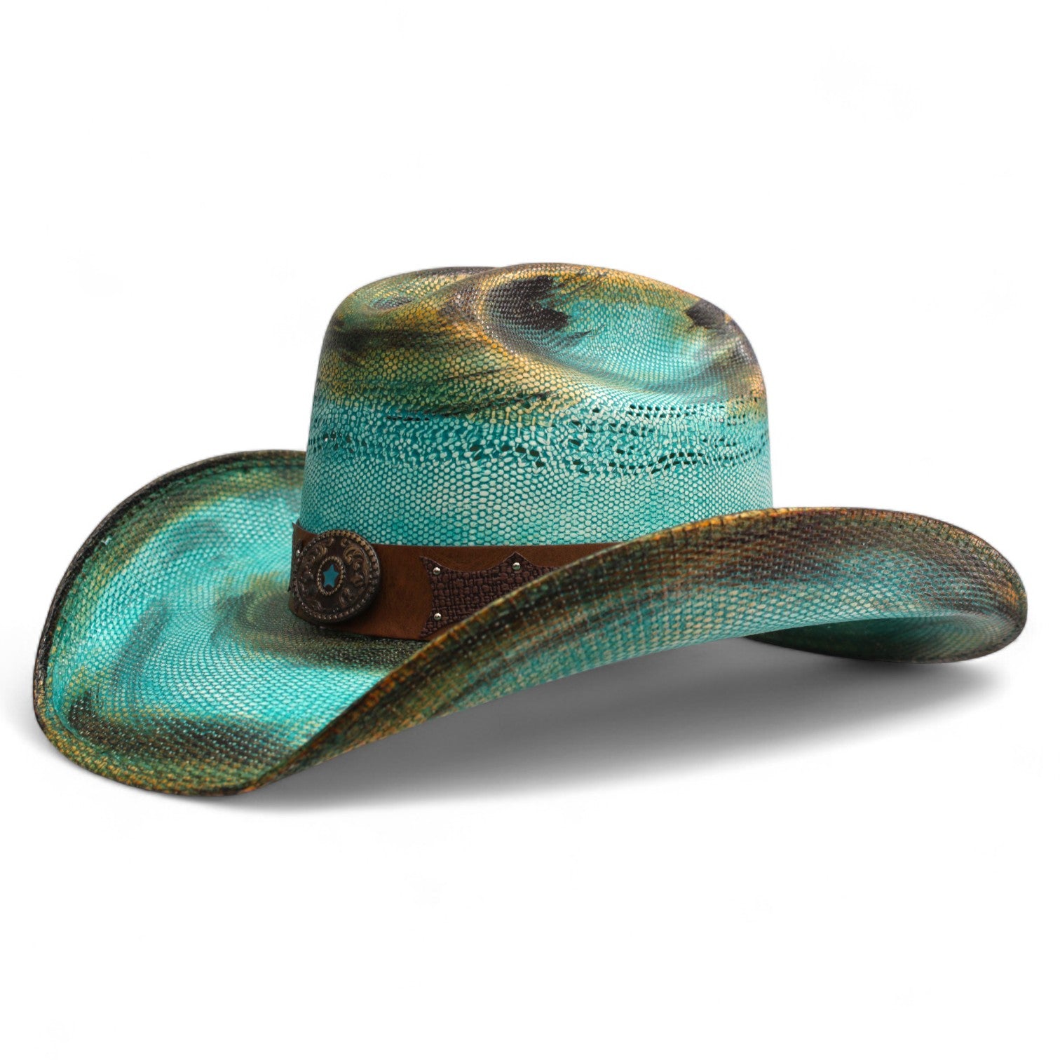 Sombrero Taiwán Americana Turquesa