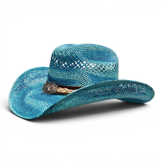 Sombrero Papel Ventilado Bolona Azul