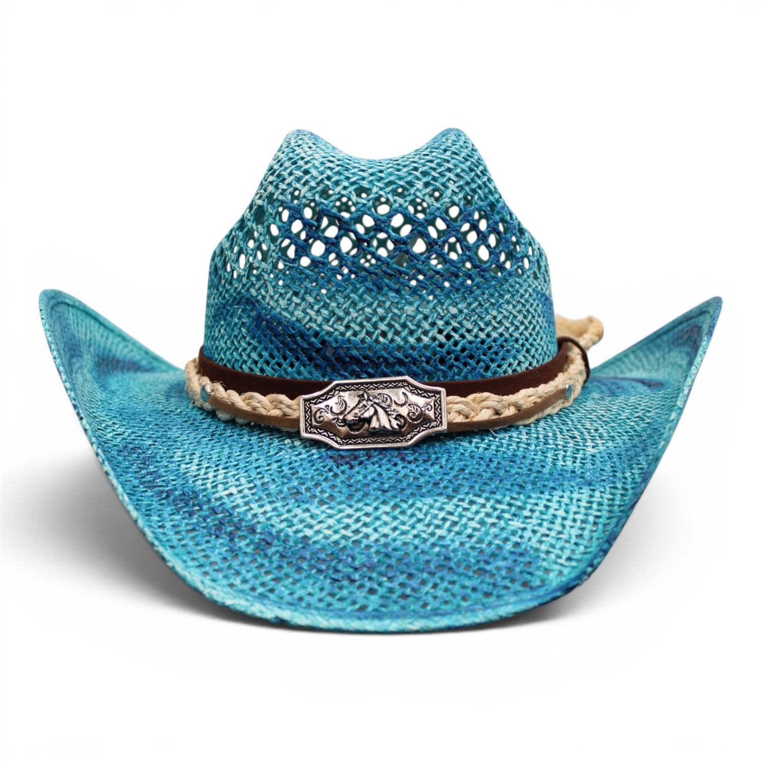 Sombrero Papel Ventilado Bolona Azul