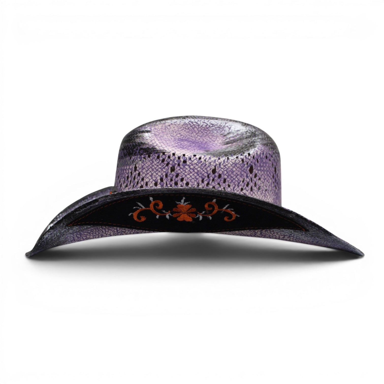 Sombrero Toyo Rombo Bolona Lila Rustico