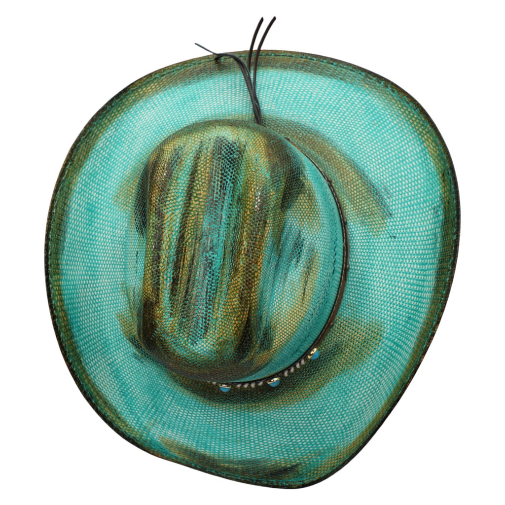 Sombrero Taiwán Bolona Turquesa