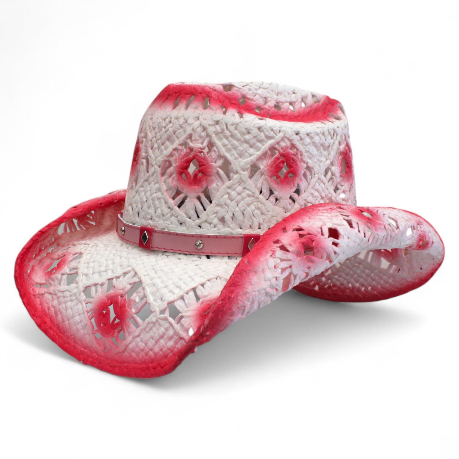 Playero Country Blanco/Fucsia