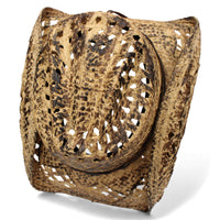 Playero Majahuas Camel/Café Tallado