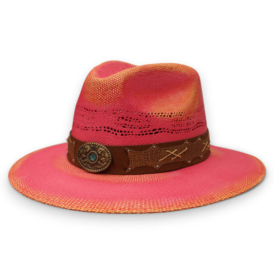 Sombrero Taiwán Koa Fucsia