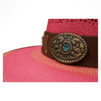 Sombrero Taiwán Koa Fucsia