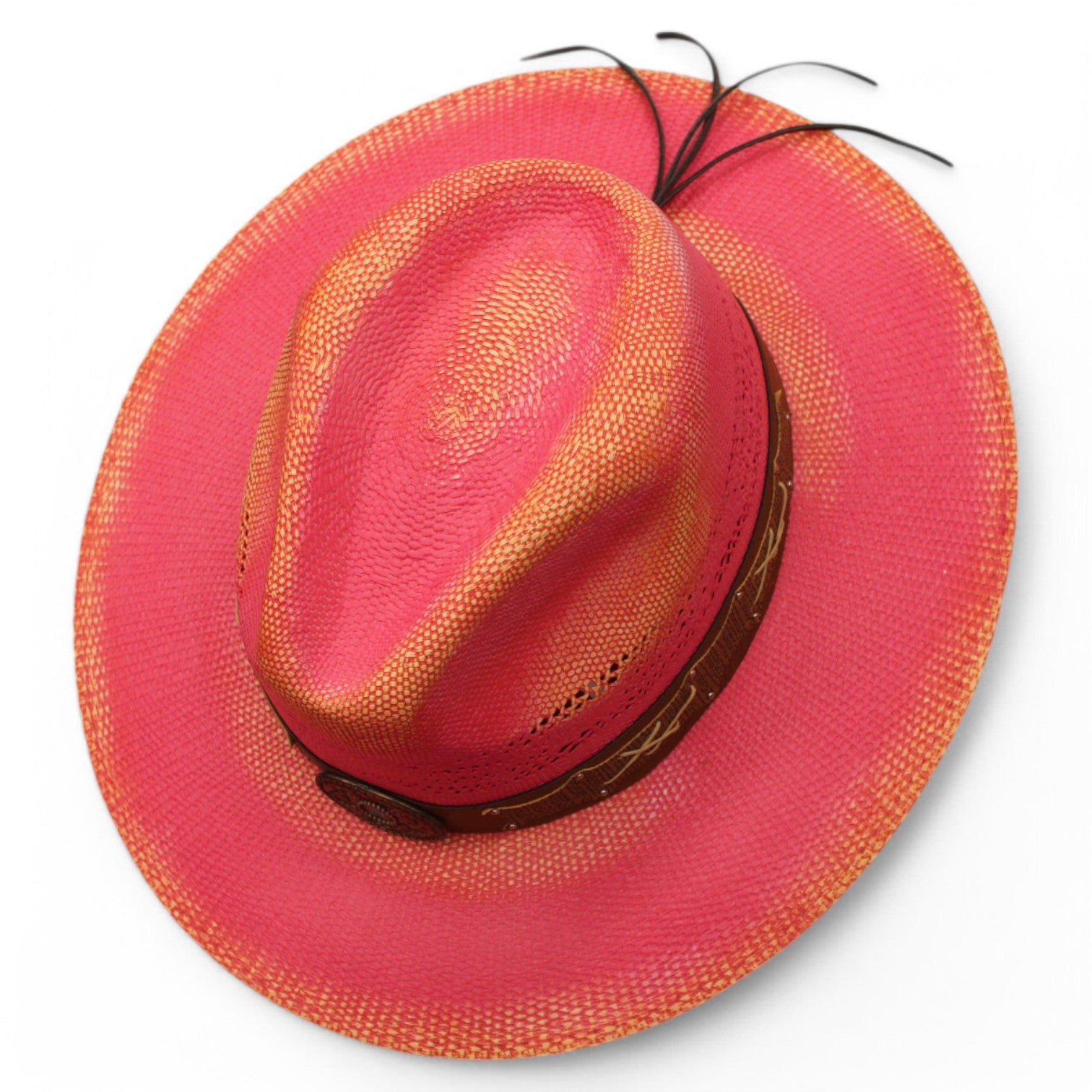Sombrero Taiwán Koa Fucsia
