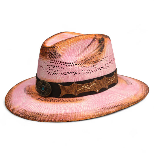Sombrero Taiwán Koa Rosa