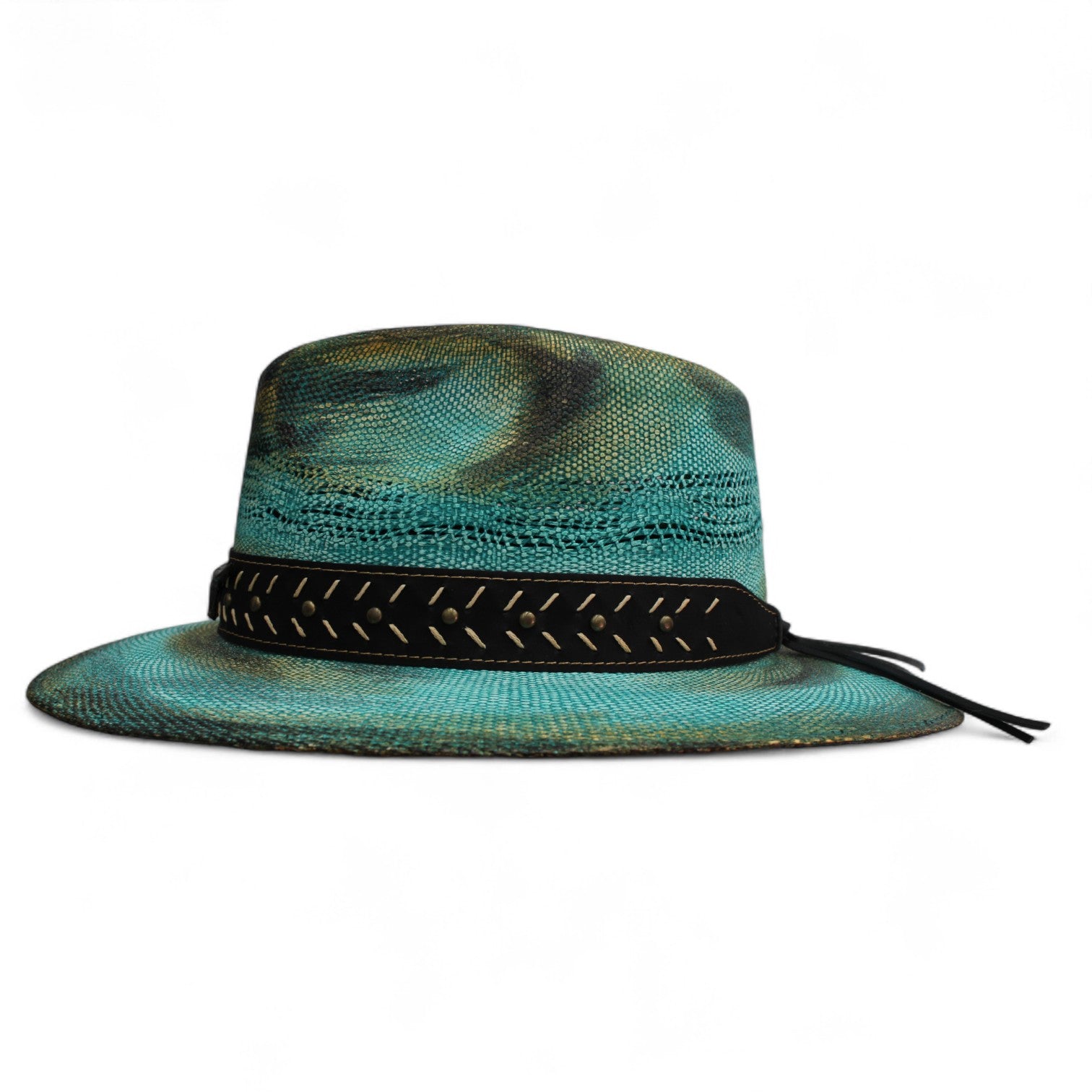 Sombrero Taiwán Koa Turquesa