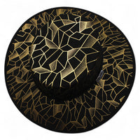 Texana Fina Eron Negro Estampado Dorado