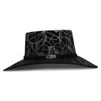 Texana Fina Eron Negro Estampado Plata
