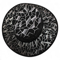Texana Fina Eron Negro Estampado Plata