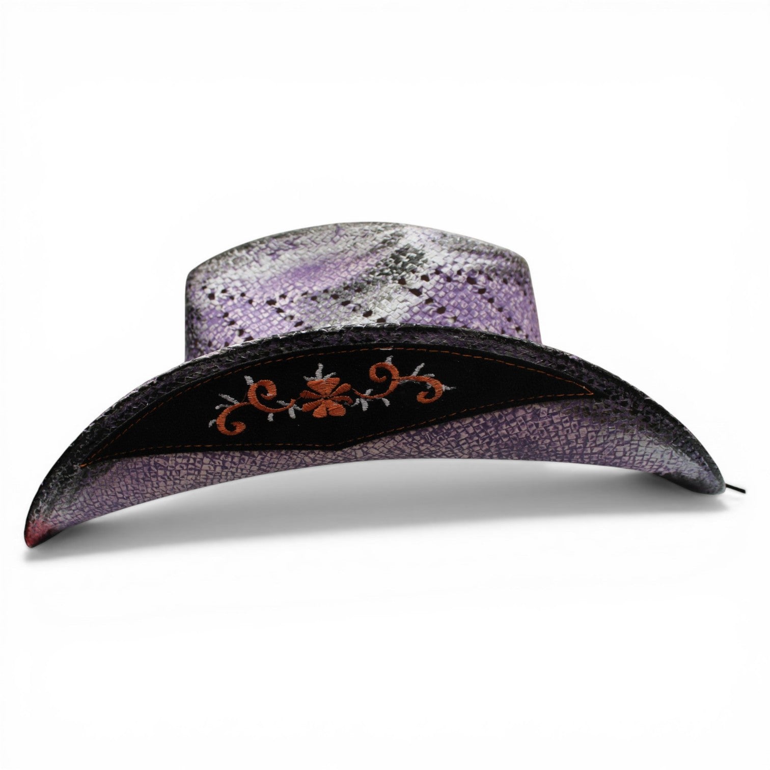 Sombrero Toyo Escalera Trompo Lila Rustico