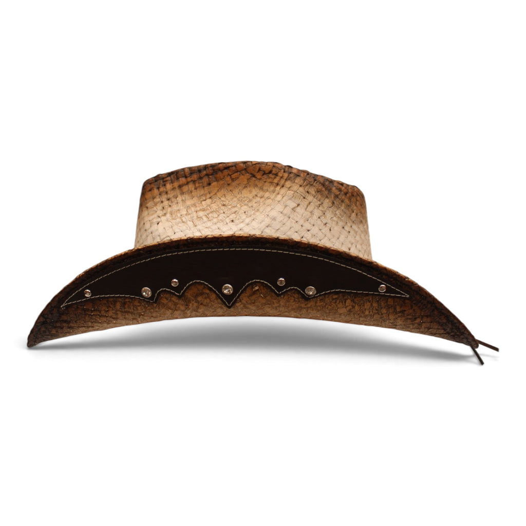 Sombrero Trompo Nante Ocre Café/Ivory