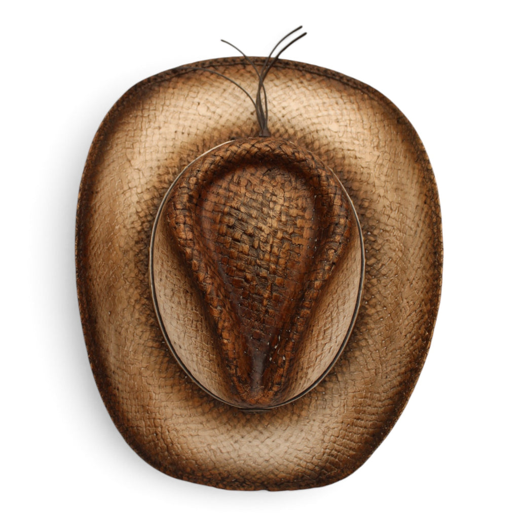Sombrero Trompo Nante Ocre Café/Ivory