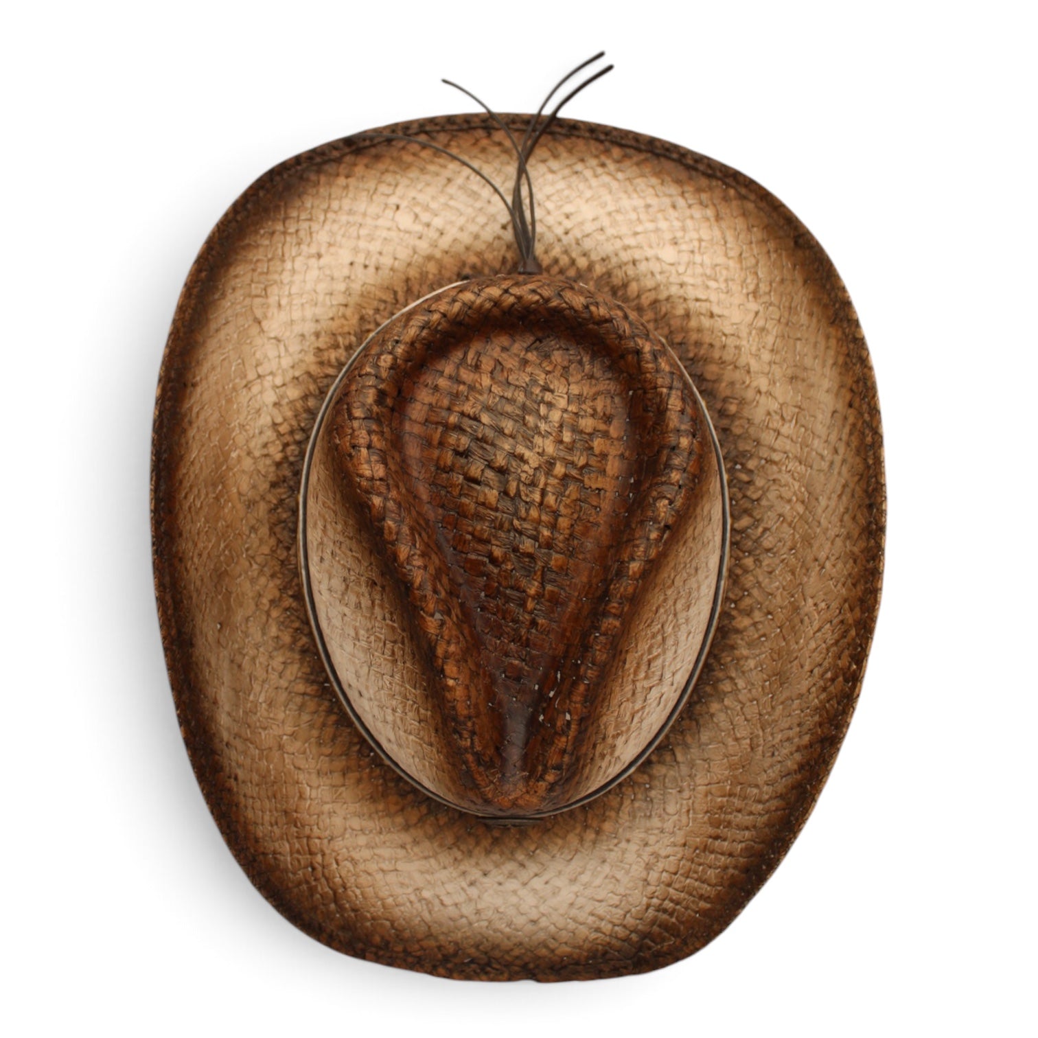 Sombrero Trompo Nante Ocre Café/Ivory