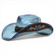 Sombrero Toyo Escalera Trompo Azul Rustico