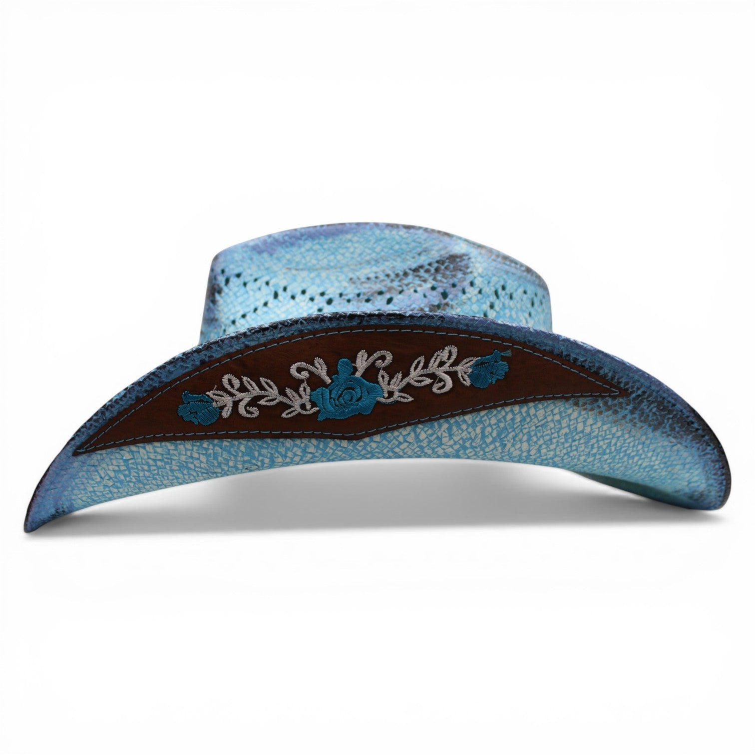 Sombrero Toyo Escalera Trompo Azul Rustico