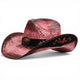 Sombrero Toyo Rombo Trompo Rojo Rustico
