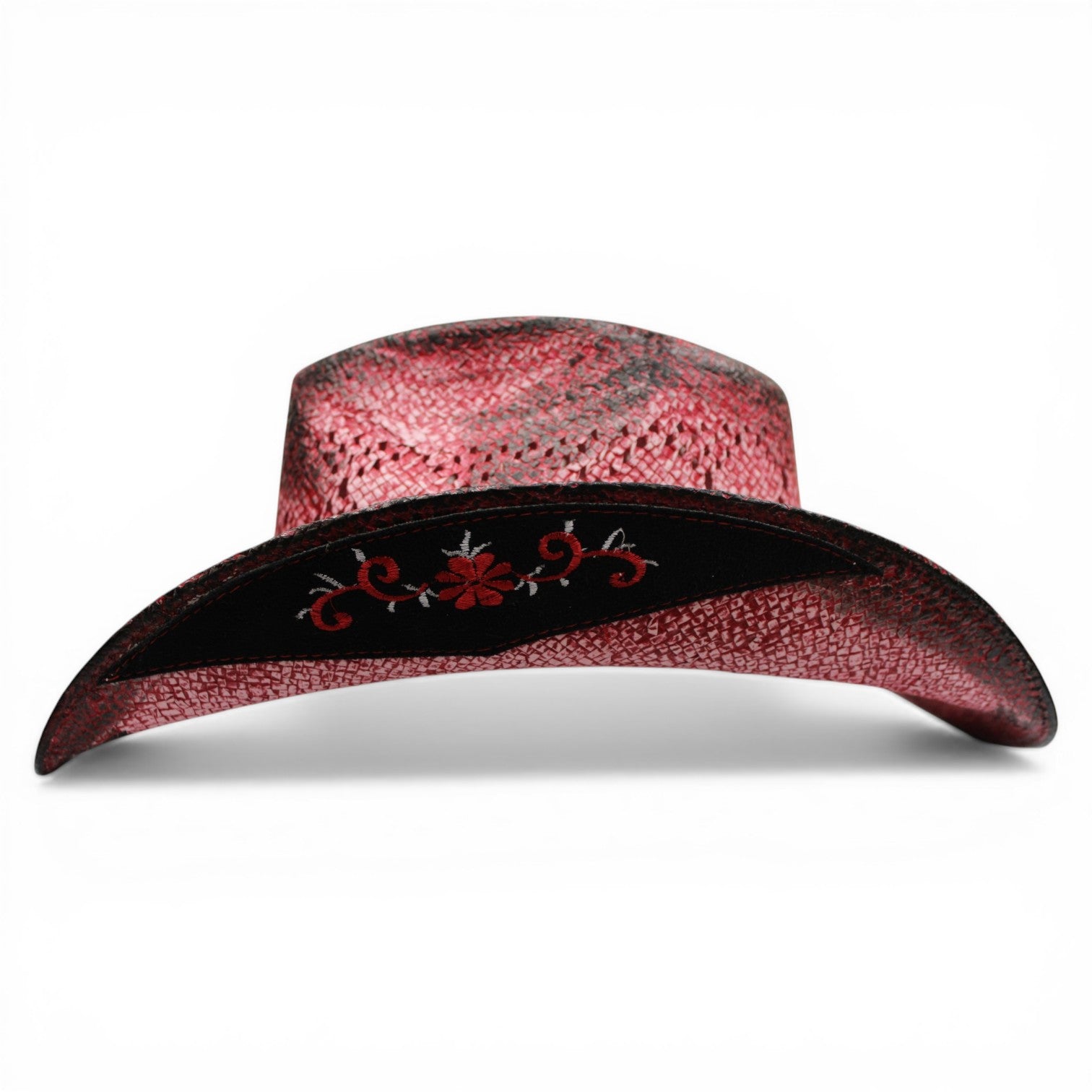Sombrero Toyo Rombo Trompo Rojo Rustico