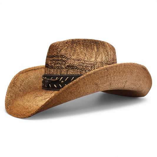 Sombrero Yute Trompo Camel